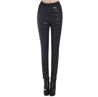 thick velvet down casual women's pants Skinny warm pants Leggings Women Fashion Stretch Trousers Z1692
