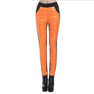 thick velvet down casual women's pants Skinny warm pants Leggings Women Fashion Stretch Trousers Z1692