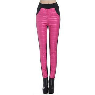 thick velvet down casual women's pants Skinny warm pants Leggings Women Fashion Stretch Trousers Z1692