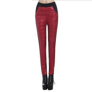 thick velvet down casual women's pants Skinny warm pants Leggings Women Fashion Stretch Trousers Z1692