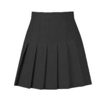 Online discount shop Australia - American School Style Fashion Women elegant half Pleated mini Skirts high waist casual girls skirts women leggings skirt