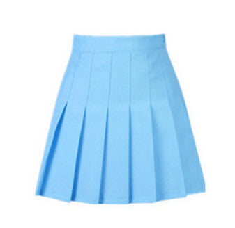 Online discount shop Australia - American School Style Fashion Women elegant half Pleated mini Skirts high waist casual girls skirts women leggings skirt