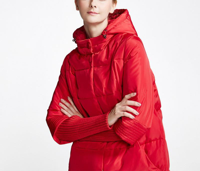 Snow Classic Women's Jacket Thick Long Coat Hood Female Fashion Parkas The year-end clearance 15337