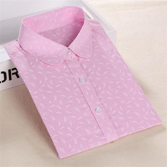 Vintage Shirts Women Blouses Floral Print Tops Female Long Sleeve Ladies Cotton Linen Shirt Plus Size Clothes For Women
