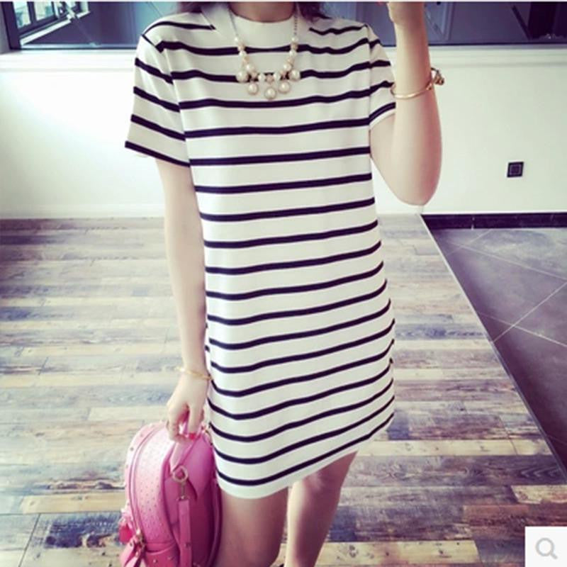 women blouses striped short-sleeved social female blouse shirts