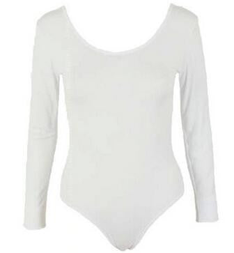 Women Blouses Slimming O-Neck Long Sleeve Bodysuit Solid Women Tops Vintage Body Women Shirts LT7