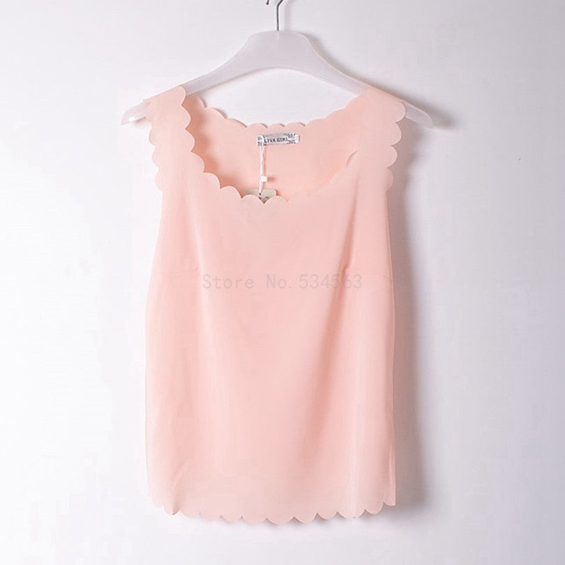 Online discount shop Australia - Fashion wave Neck   Plus Size Chiffon Shirt For Women'S Blouse Tops Office Shirts Blouses Clothes