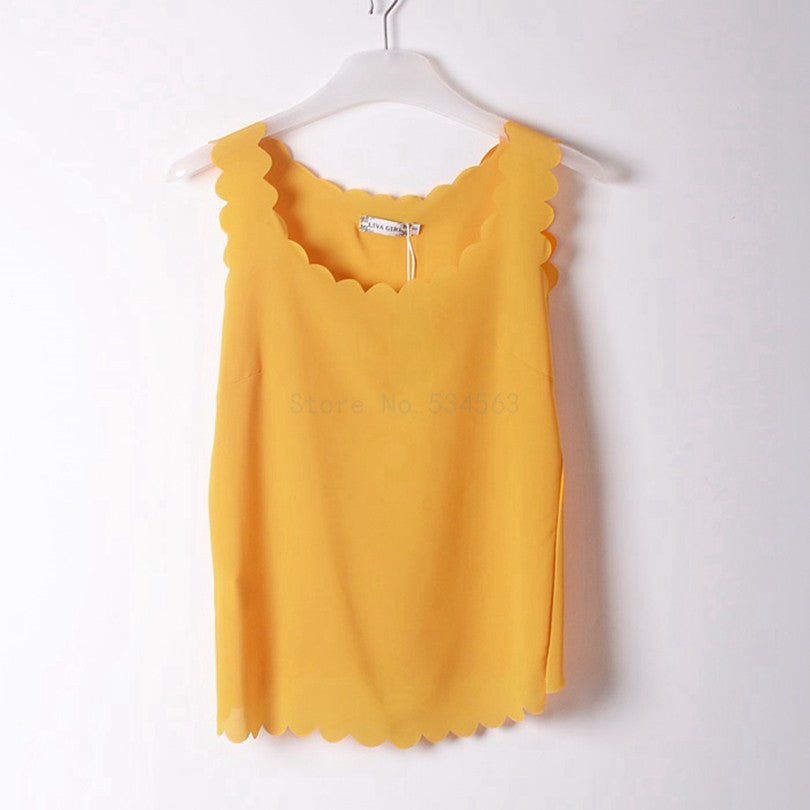 Online discount shop Australia - Fashion wave Neck   Plus Size Chiffon Shirt For Women'S Blouse Tops Office Shirts Blouses Clothes