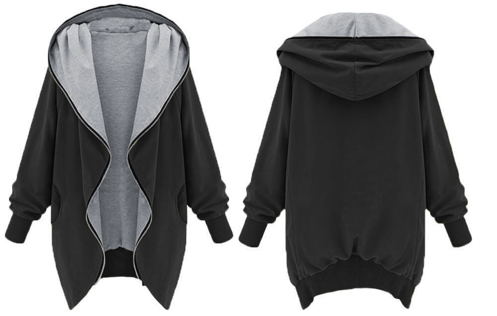 Casual Vintage Jacket Long-Sleeve Cardigan Coat Jeans Long Jacket Women Slim Ladies Plus Size