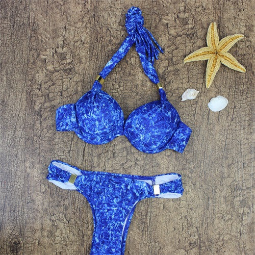 Solid Bikini Push Up Brazilian Bikini Set Top Neon Bathing Suits Swimsuit biquini Swimwear Women Swimwear 8