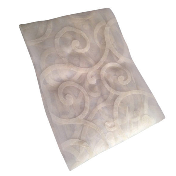 Pastoral Floral Tulle Voile Door Scarf Valances Drape Sheer Window Curtains