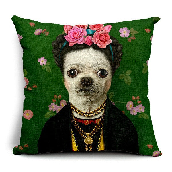 Personality Fashion Animal Creative Dog and Cat Imitate Star Show 3D decorative pillow Throw pillow covers Home