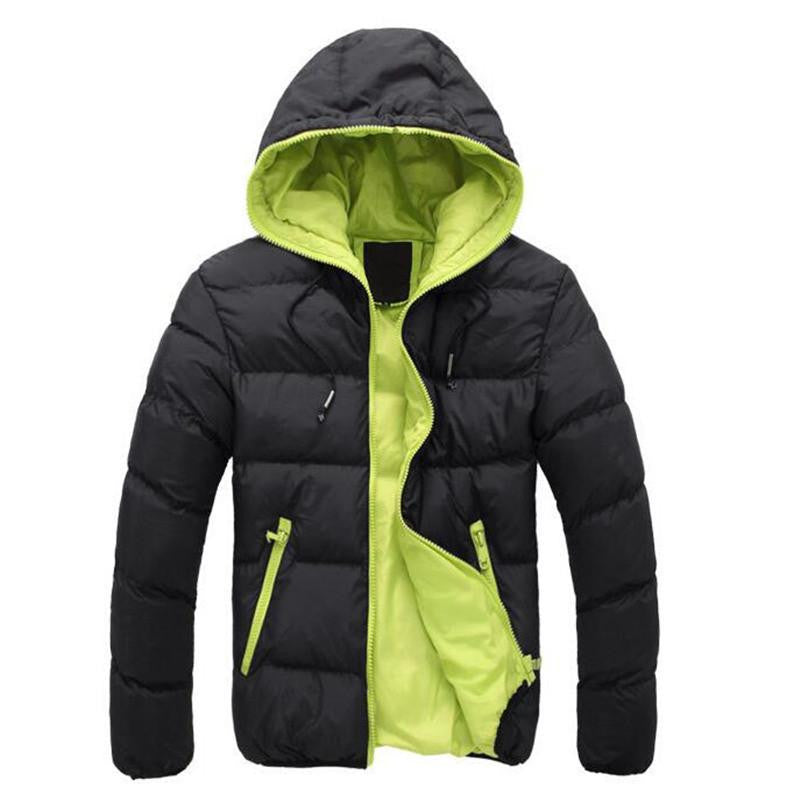 t Jacekt Men Brand Down Collar Casual Warm Coat Outerwear Parka Jacket Size Down Jacket Men M-3XL