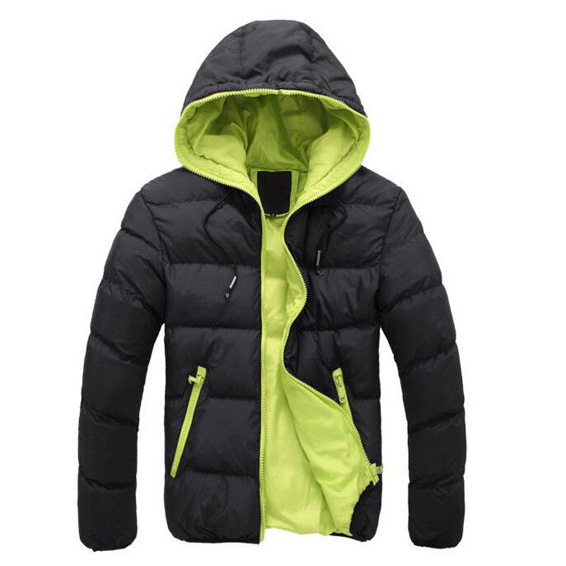 t Jacekt Men Brand Down Collar Casual Warm Coat Outerwear Parka Jacket Size Down Jacket Men M-3XL