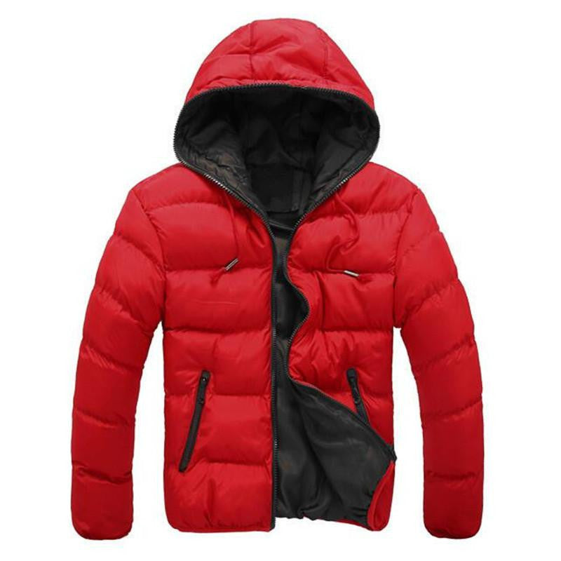 t Jacekt Men Brand Down Collar Casual Warm Coat Outerwear Parka Jacket Size Down Jacket Men M-3XL