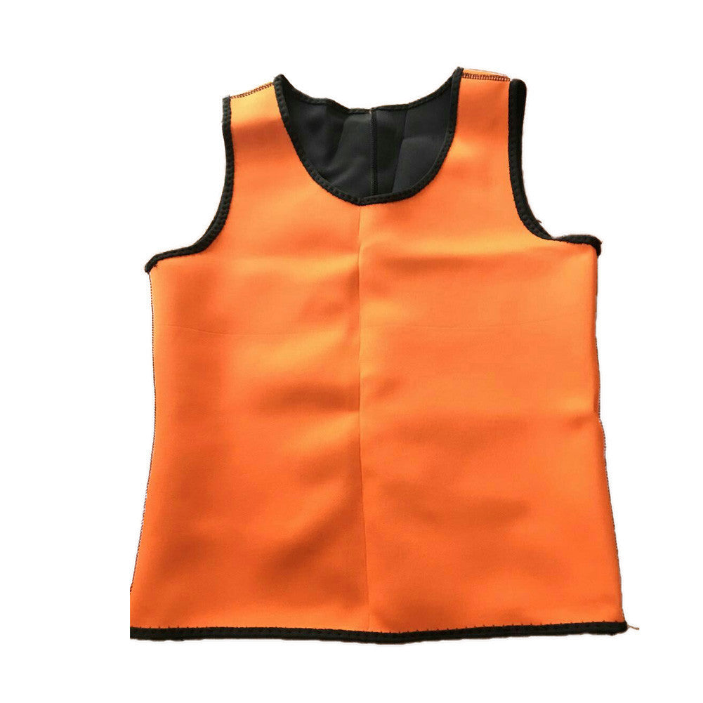 Online discount shop Australia - Men Tops Vest Ultra Sweat Thermal Muscle Shirt hot shapers Neoprene slimming body shaper belly waist and abdomen Belt Shapewear