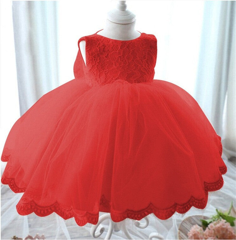 Online discount shop Australia - Little Girl Dress 1 Year Birthday Dresses for Girls Kids Princess Party Dresses Baby Clothing for Teenage Girls