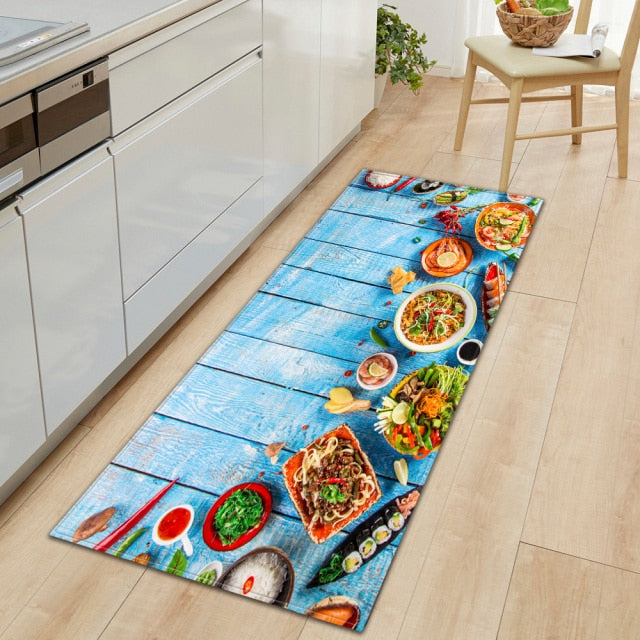 Modern Living Room Rug Kitchen Mat Home Entrance Doormat Bedroom Bedside Decor Carpet Hallway Balcony Bath Anti-Slip Floor Mat
