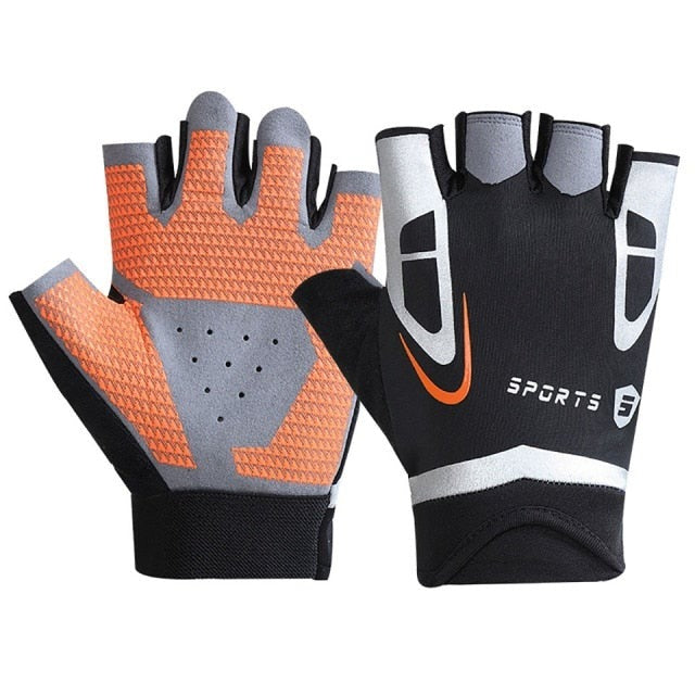 Men Women Half Finger Fitness Gloves Breathable Anti-slip Weightlifting Dumbbell Horizontal Bar Training gloves-Dollar Bargains Online Shopping Australia