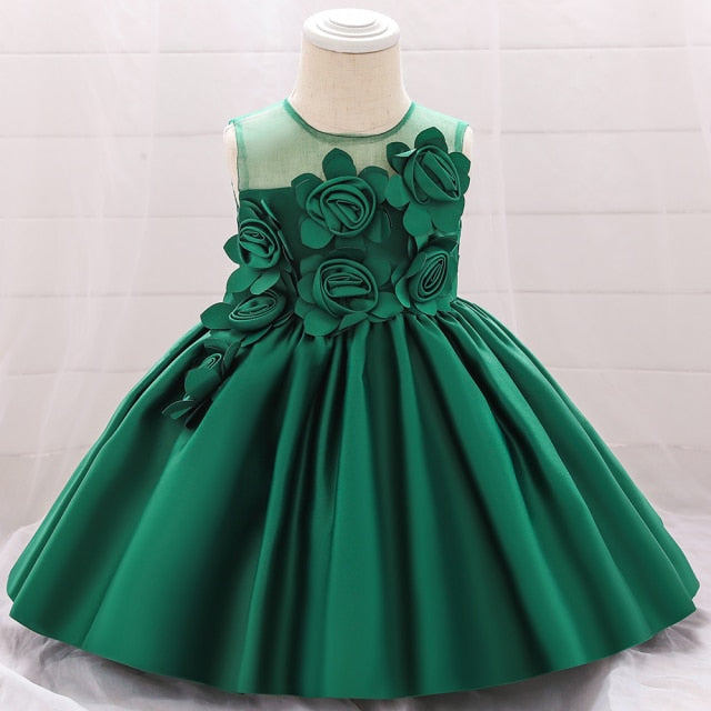 Toddler Baby Girl Summer Dress Infant Princess Dress 1 Year Birthday Baby Girls Party Dress Newborn Baby Girl Dress