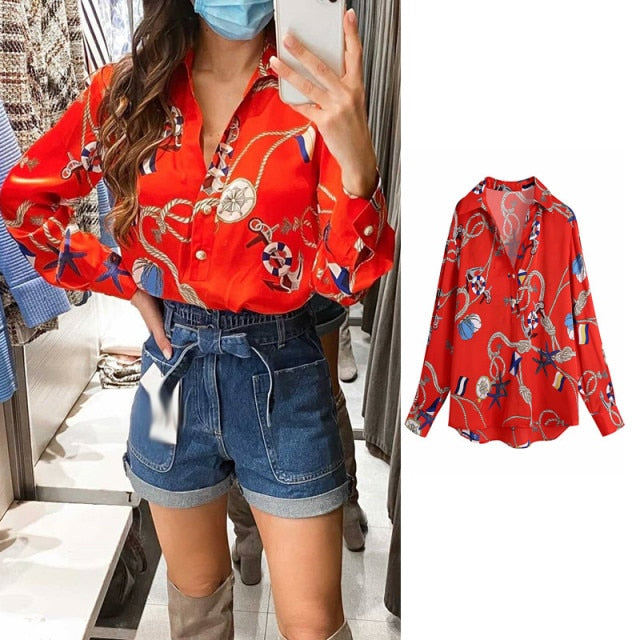 women satin blouse long sleeve zebra print shirts vintage office ladies tops femme chandails za 2020 fashion blusa de mujer ins-Dollar Bargains Online Shopping Australia