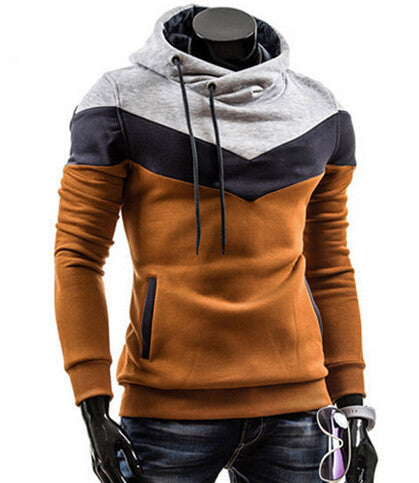 IMC Spring Autumn Mens Casual Slim Fit Hooded Hoodies Sweatshirt Sportswear Male Patchwork Fleece Jacket 6 Colors M-3XL-Dollar Bargains Online Shopping Australia