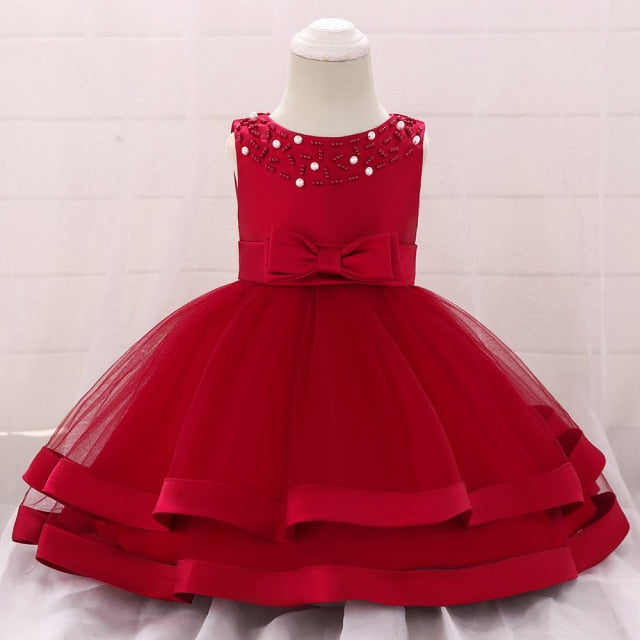 Toddler Baby Girl Summer Dress Infant Princess Dress 1 Year Birthday Baby Girls Party Dress Newborn Baby Girl Dress