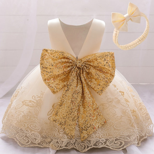 Toddler Baby Girl Summer Dress Infant Princess Dress 1 Year Birthday Baby Girls Party Dress Newborn Baby Girl Dress