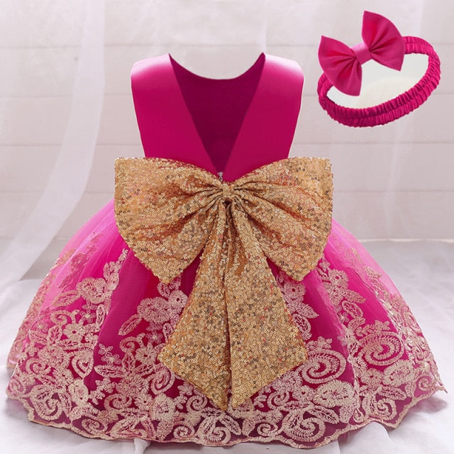 Toddler Baby Girl Summer Dress Infant Princess Dress 1 Year Birthday Baby Girls Party Dress Newborn Baby Girl Dress
