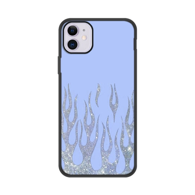 Heart Circle Case Iphone Max X 12 Mini 6 6S SE 2020 SE2 Cover Shell Iphone11 Funda Coque