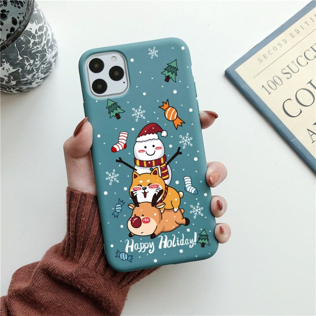 Gift Cartoon Silicone Phone  Soft TPU Candy Cases  for iPhone 12 13 Pro Max 6 XR XS for iPhone 11 7 8 Plus SE2 Cover