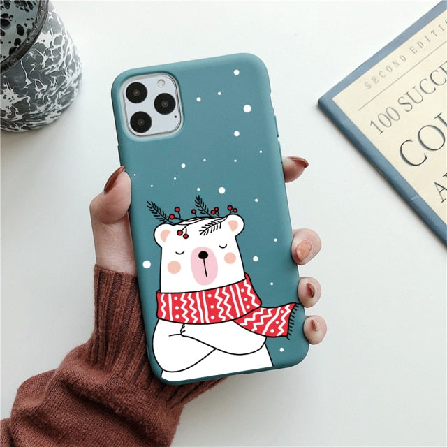 Gift Cartoon Silicone Phone  Soft TPU Candy Cases  for iPhone 12 13 Pro Max 6 XR XS for iPhone 11 7 8 Plus SE2 Cover