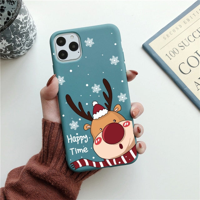 Gift Cartoon Silicone Phone  Soft TPU Candy Cases  for iPhone 12 13 Pro Max 6 XR XS for iPhone 11 7 8 Plus SE2 Cover