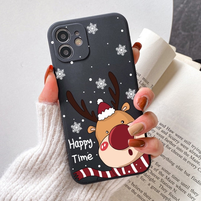 Gift Cartoon Silicone Phone  Soft TPU Candy Cases  for iPhone 12 13 Pro Max 6 XR XS for iPhone 11 7 8 Plus SE2 Cover