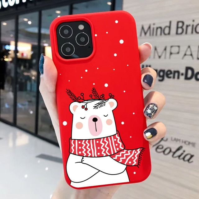 Gift Cartoon Silicone Phone  Soft TPU Candy Cases  for iPhone 12 13 Pro Max 6 XR XS for iPhone 11 7 8 Plus SE2 Cover