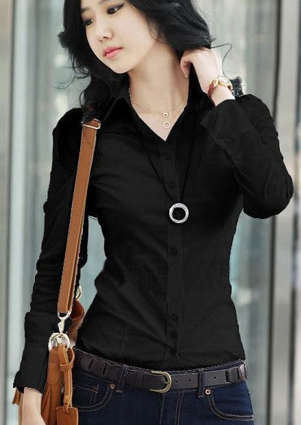 Brand Spring Blouse Shirt Cardigans White Blusas Femininas Ladies Body Tops Women Office Clothing Female Casual Woman Clothes-Dollar Bargains Online Shopping Australia