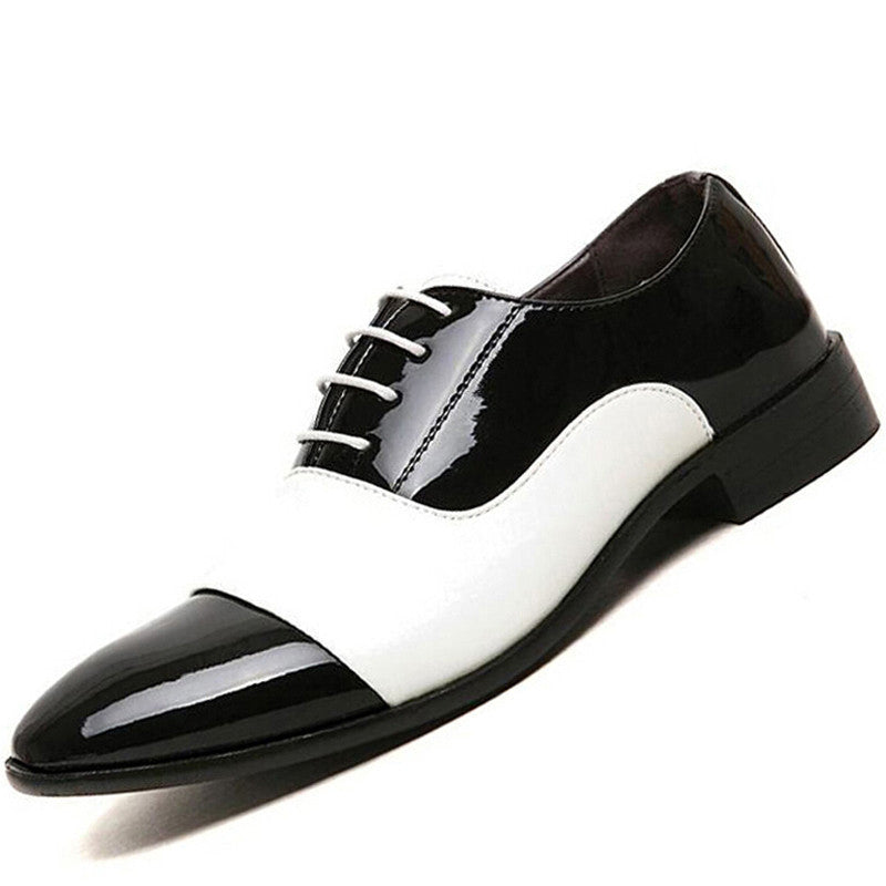 Spring Autumn Fashion Men Shoes Patent Leather Men Dress Shoes White Black Male Soft Leather Wedding Oxford Shoes BJ3073-Dollar Bargains Online Shopping Australia