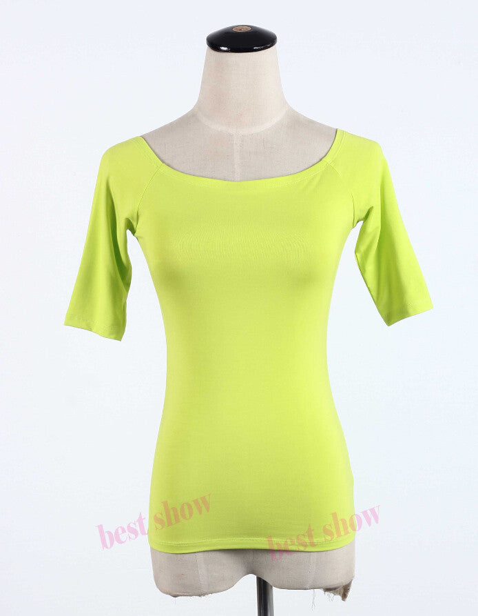 Summer Fashion Sexy Off The Shoulder Tops For Women Casual Short Sleeve Cotton T-shirts Black White Red Gray Blue Color-Dollar Bargains Online Shopping Australia