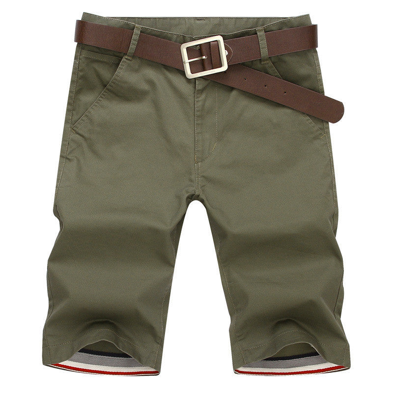 Shorts Men Summer Fashion Mens Shorts Casual Cotton Slim Beach Shorts Joggers Trousers Knee Length Shorts-Dollar Bargains Online Shopping Australia