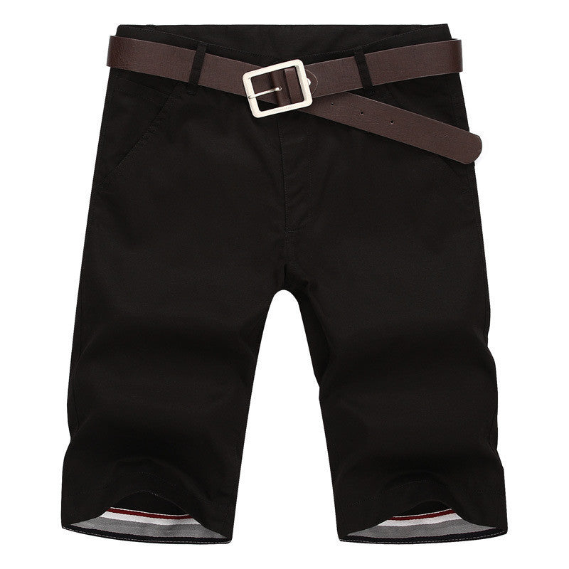 Shorts Men Summer Fashion Mens Shorts Casual Cotton Slim Beach Shorts Joggers Trousers Knee Length Shorts-Dollar Bargains Online Shopping Australia