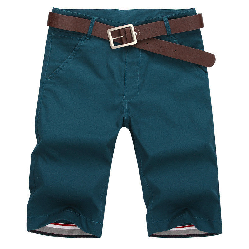 Shorts Men Summer Fashion Mens Shorts Casual Cotton Slim Beach Shorts Joggers Trousers Knee Length Shorts-Dollar Bargains Online Shopping Australia