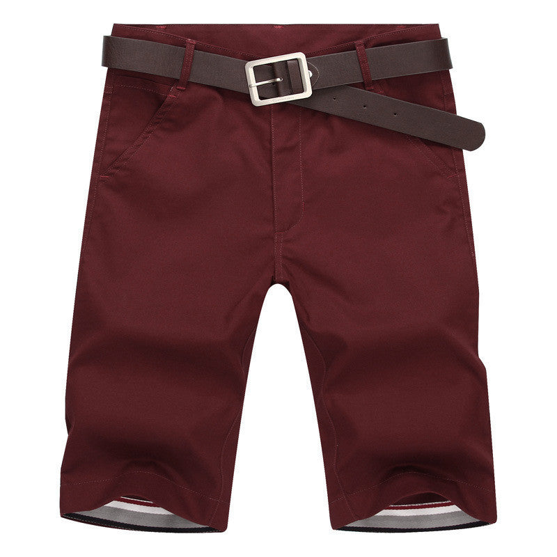 Shorts Men Summer Fashion Mens Shorts Casual Cotton Slim Beach Shorts Joggers Trousers Knee Length Shorts-Dollar Bargains Online Shopping Australia