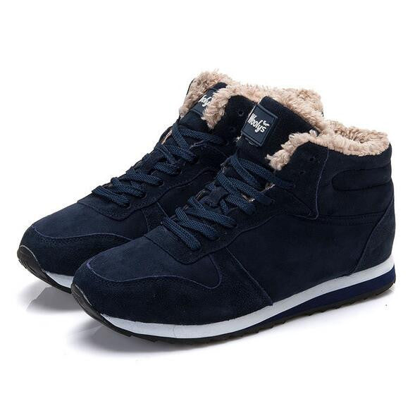 Fashion Men Women Winter Snow Boots keep Warm Boots Plush Ankle boot Snow Work Shoes Men's Women's Outdoor Snow Boots 36-47-Dollar Bargains Online Shopping Australia