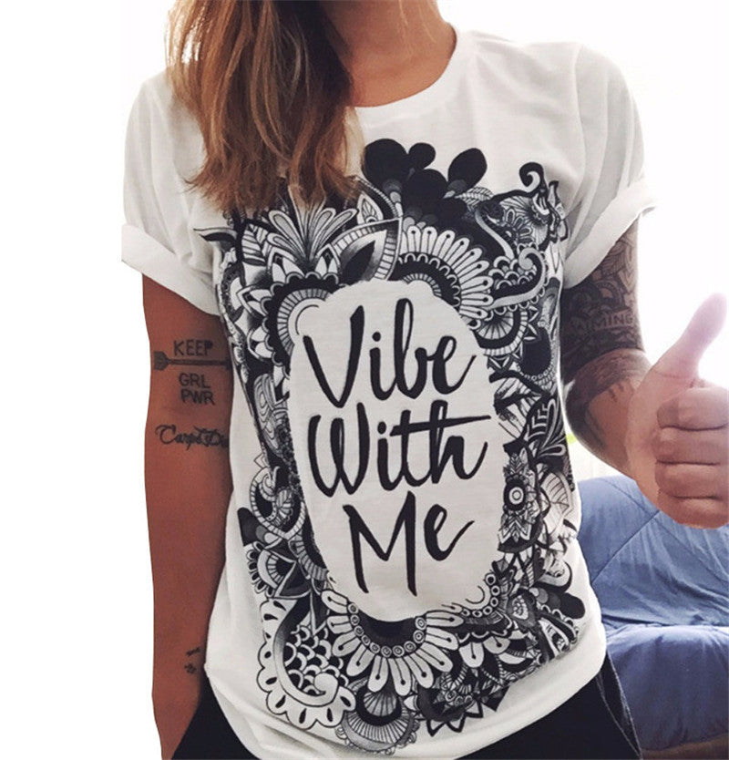 European Style Summer T shirt Women Hamsa Hand 3D Print T-shirt Fashion Graphic Tees Women Designer Clothing-Dollar Bargains Online Shopping Australia