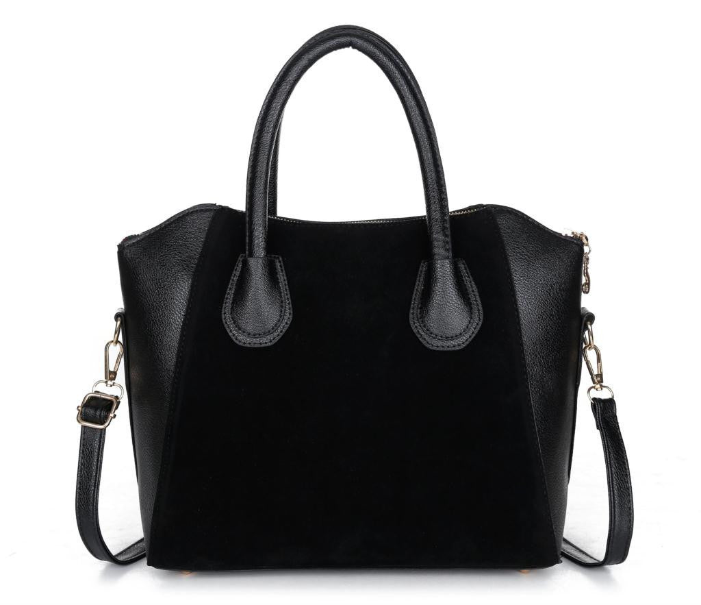 Bag fashion bags patchwork nubuck leather women's handbag smiley shoulder bags-Dollar Bargains Online Shopping Australia