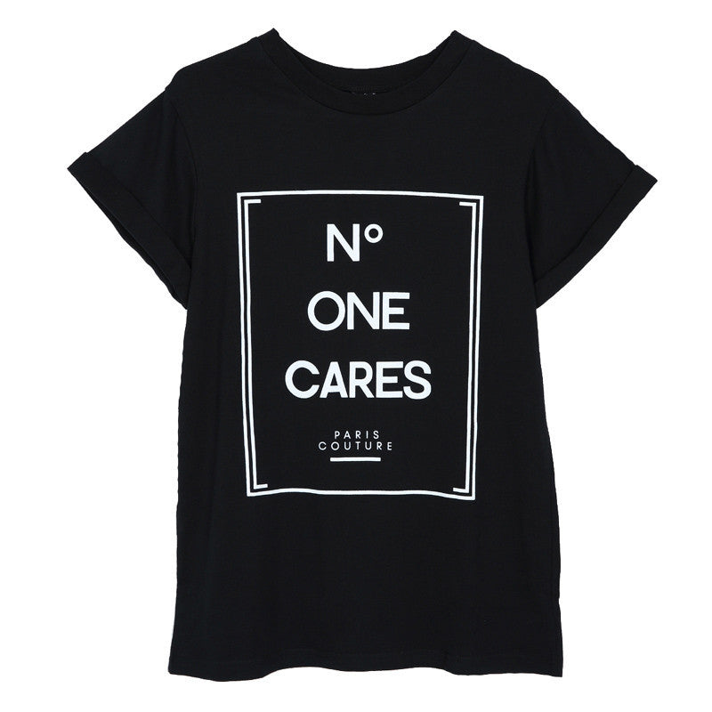 Women cute letters print T shirt European basic short sleeve O neck Shirts casual tops plus size DT17-Dollar Bargains Online Shopping Australia