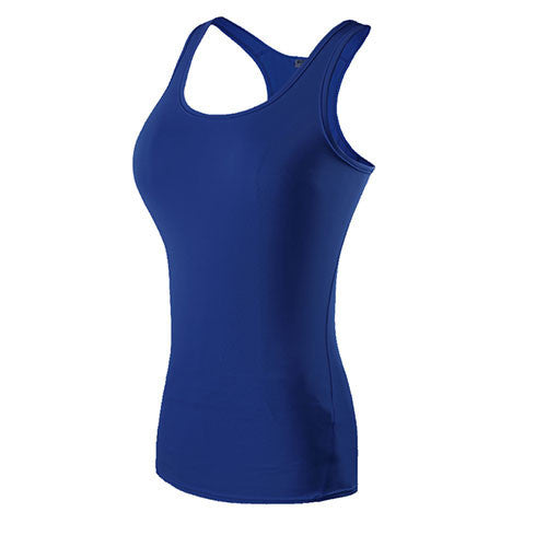Quick Dry Sleeveless Shirts Women Fitness Training Athletic Vest Running Workout Sports White Yoga Suit Shirt Tank Tops-Dollar Bargains Online Shopping Australia