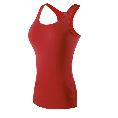 Quick Dry Sleeveless Shirts Women Fitness Training Athletic Vest Running Workout Sports White Yoga Suit Shirt Tank Tops-Dollar Bargains Online Shopping Australia