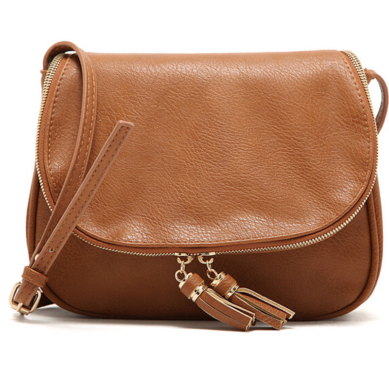 Tassel Women Bag Leather Handbags Cross Body Shoulder Bags Fashion Messenger Bag Women Handbag-Dollar Bargains Online Shopping Australia