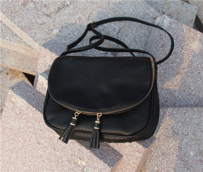 Tassel Women Bag Leather Handbags Cross Body Shoulder Bags Fashion Messenger Bag Women Handbag-Dollar Bargains Online Shopping Australia